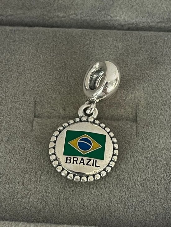 Pandora Jewelry - Pandora Brazil Flag Exclusive Charm Pendant